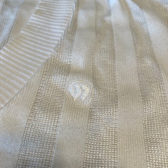 Vintage Wimbledon Brand Tennis Knit Sweater Cotton/Rayon Men's Medium Preppy - Picture 2 of 11